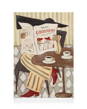 The Good News Café Canvas print