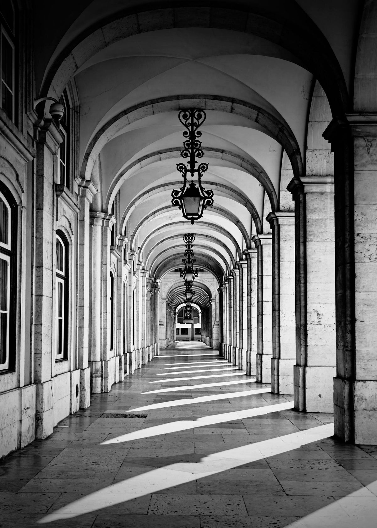 Arched Corridor Print