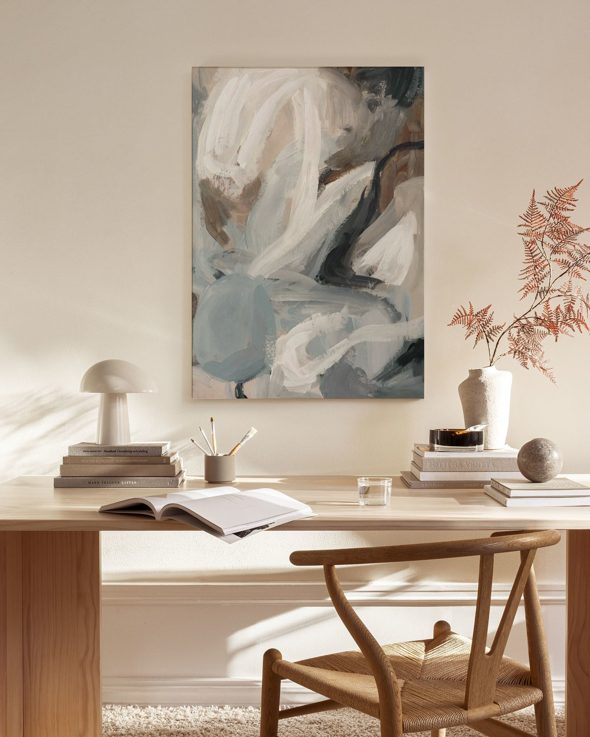 Tranquil Teal No2 Canvas print