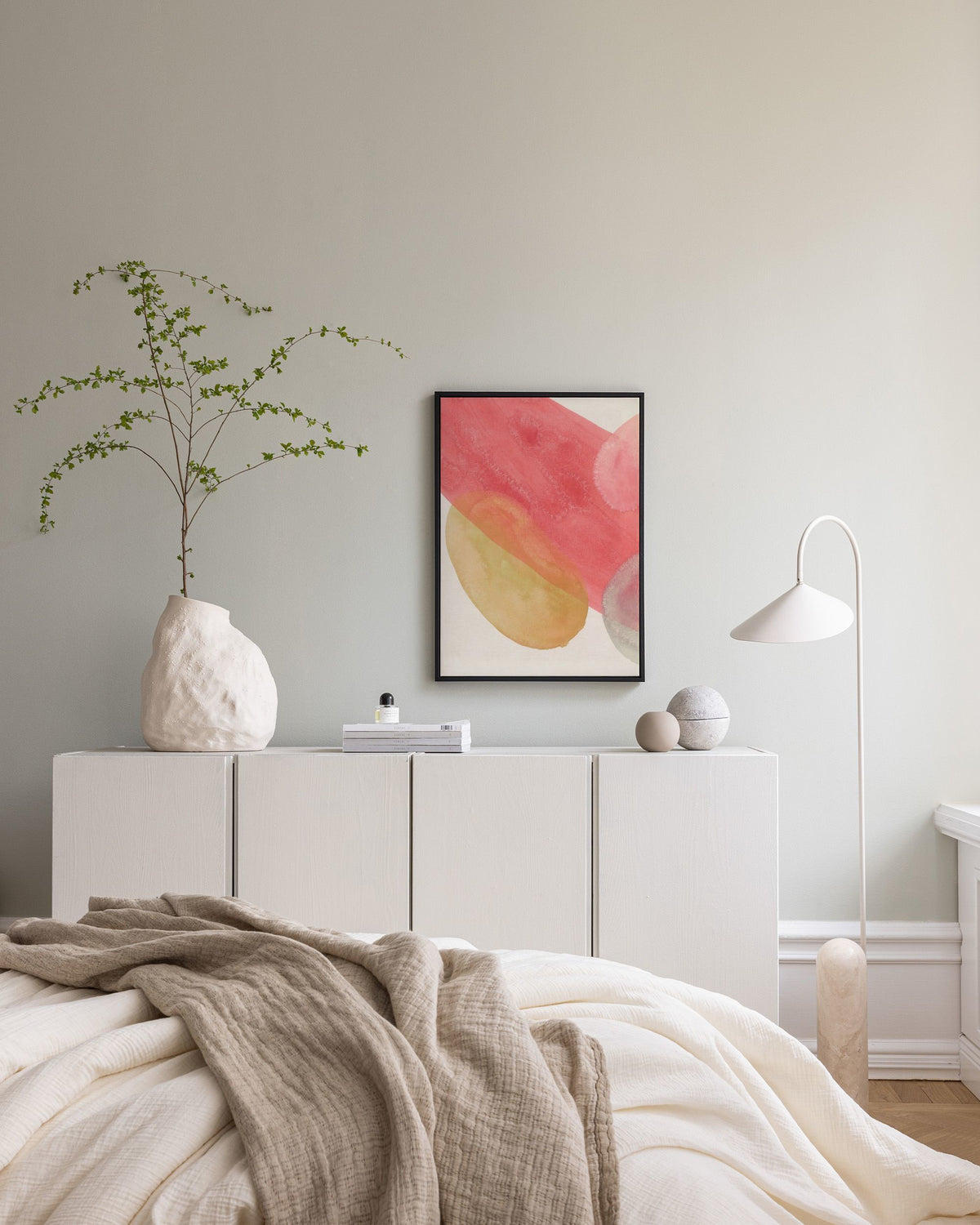 Flowy Forms No1 Canvas print