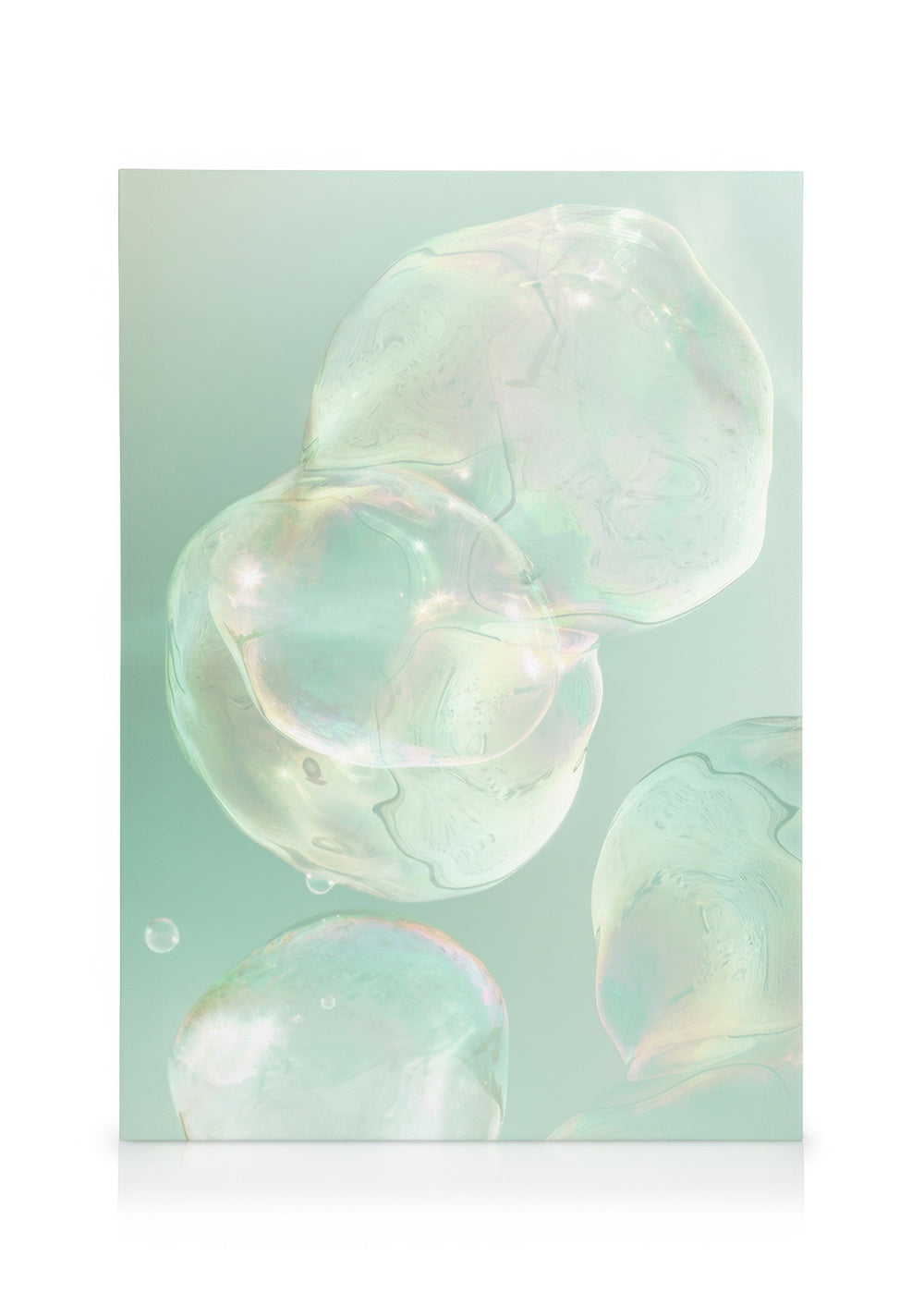 Holographic Bubbles Canvas print