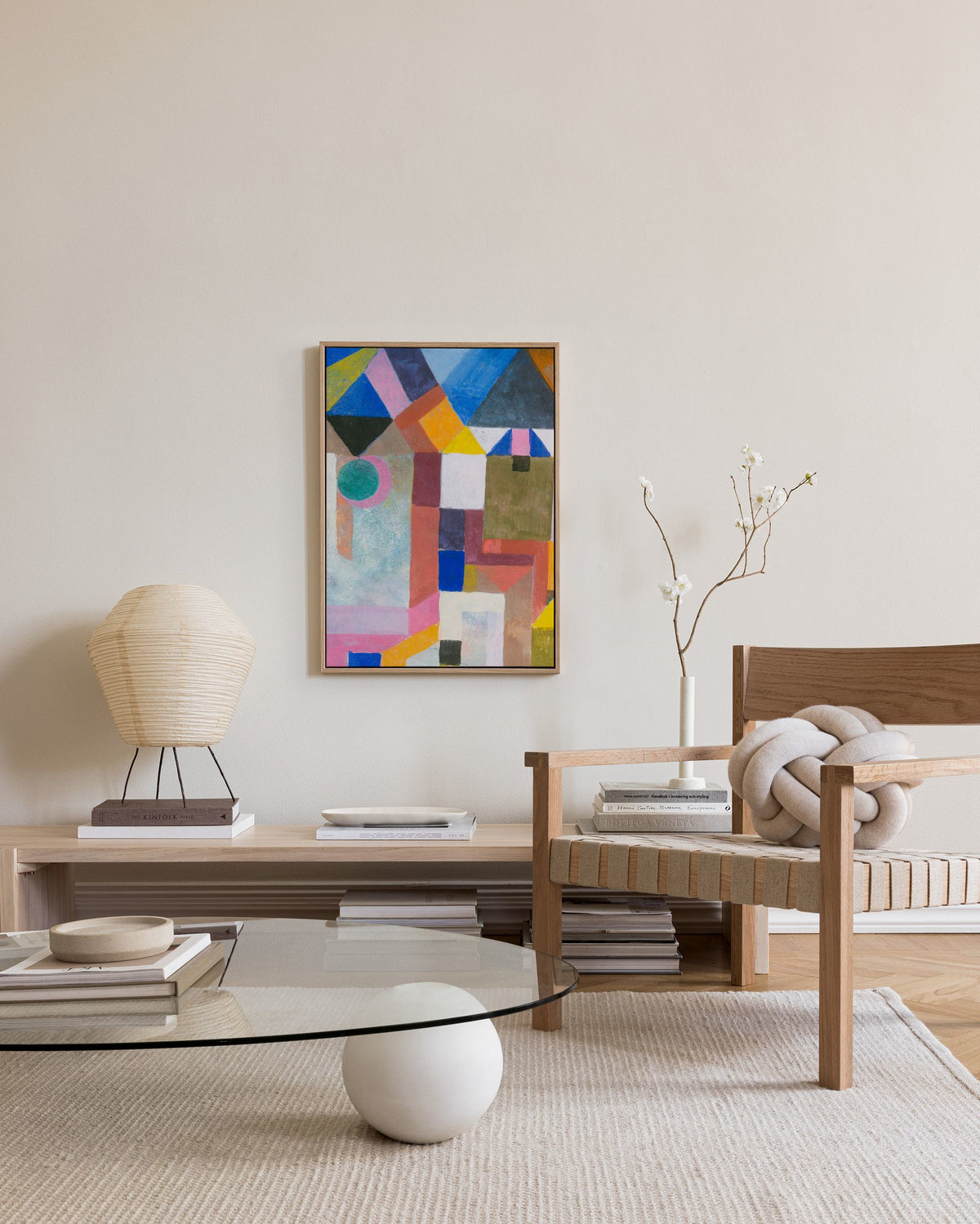Paul Klee - Colorful Architecture Canvas print