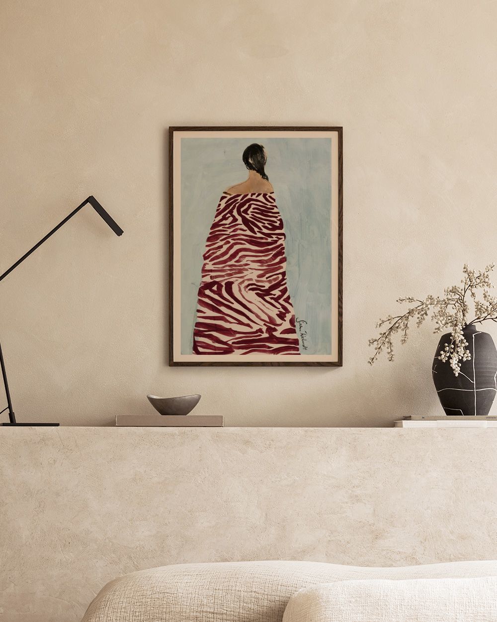 Sissan Richardt - Zebra Robe Print
