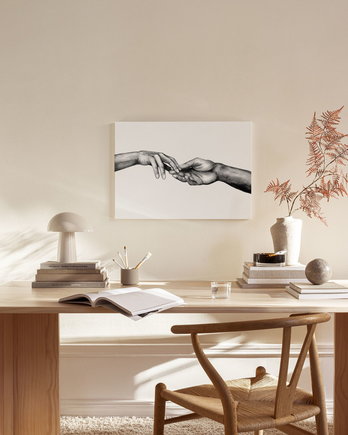 Watercolor Touch Canvas print