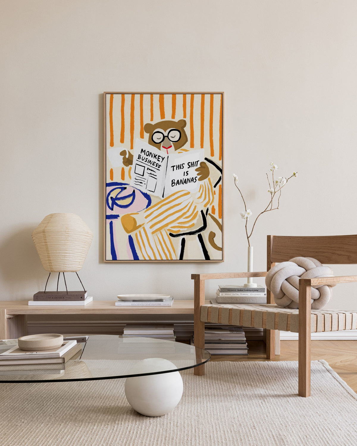 Monkey Business Canvas print