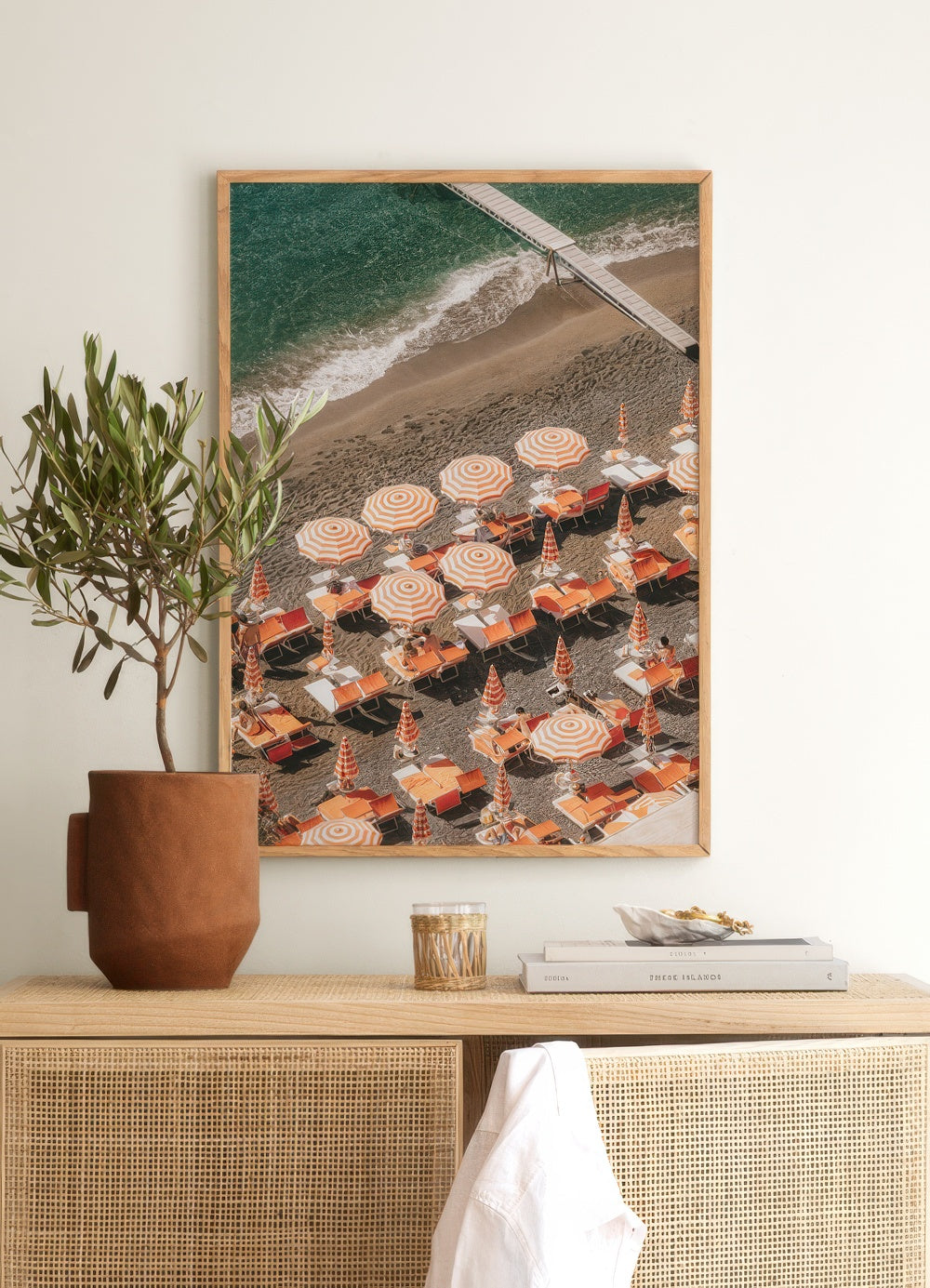 Positano Beach Club Print