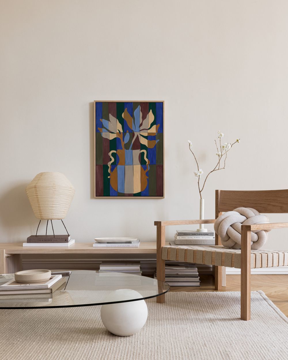 Retro Vase Canvas print