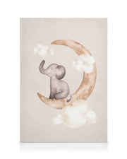 Dreaming Elephant Canvas print