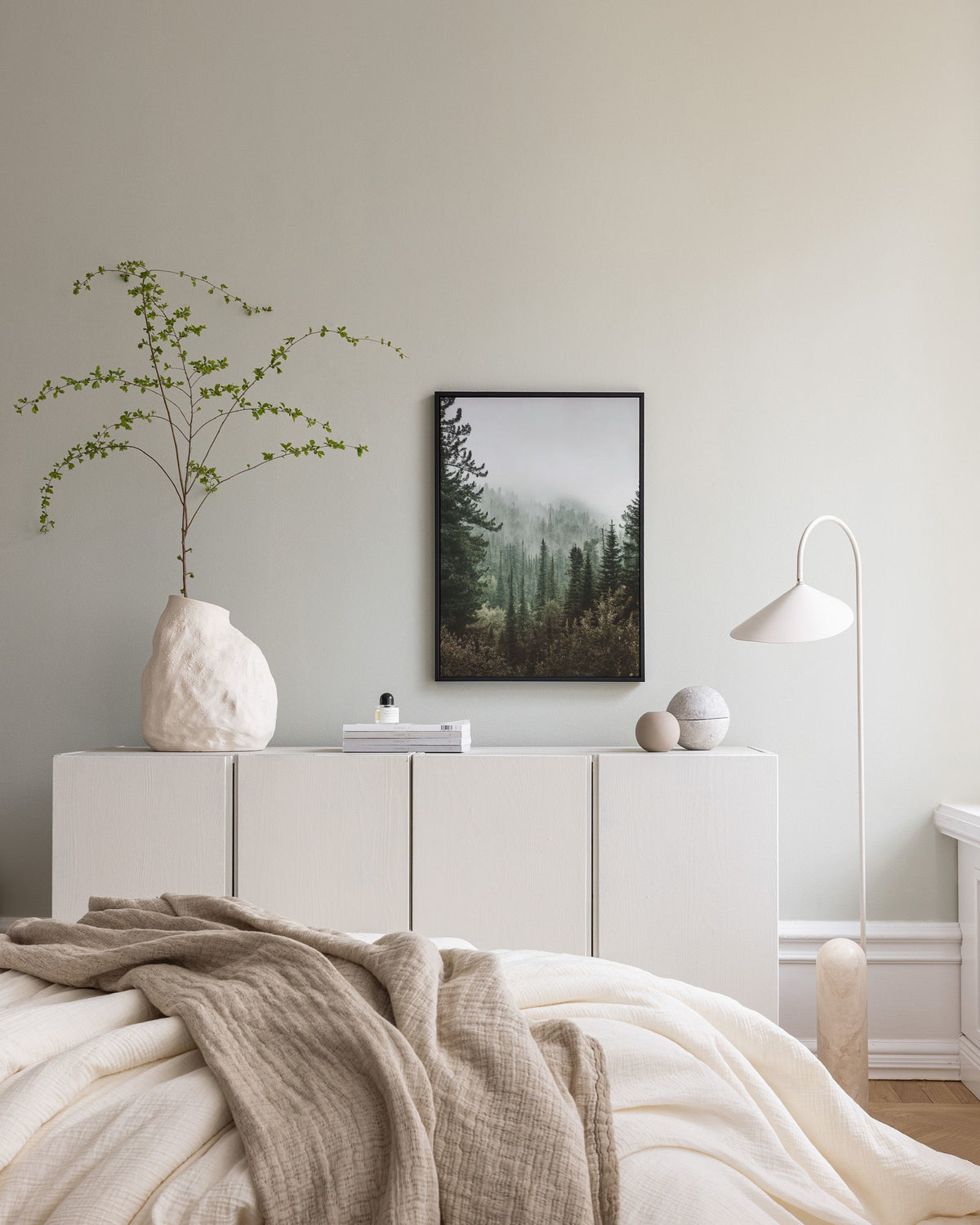 Deep Green Forest Canvas print