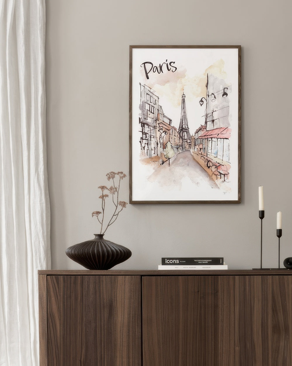 Painted Paris Print