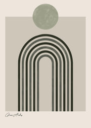 Green Arches Print