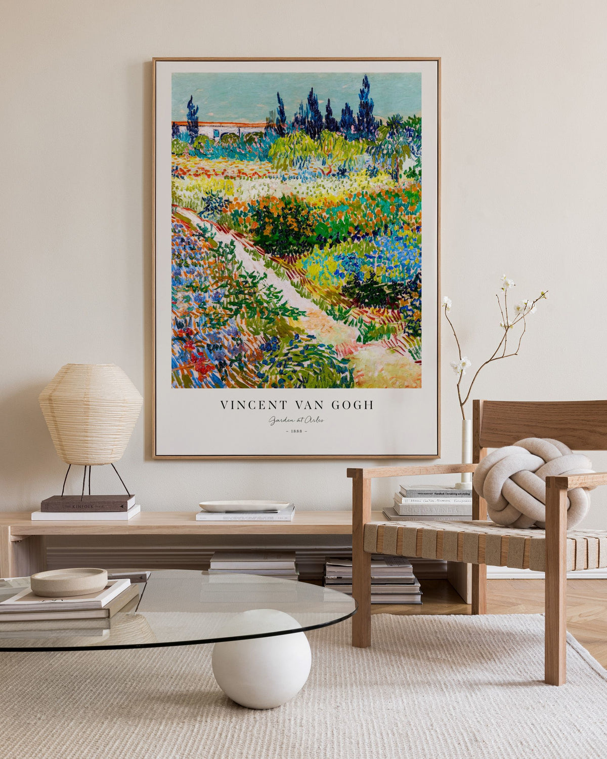 Van Gogh - Garden at Arles Canvas print