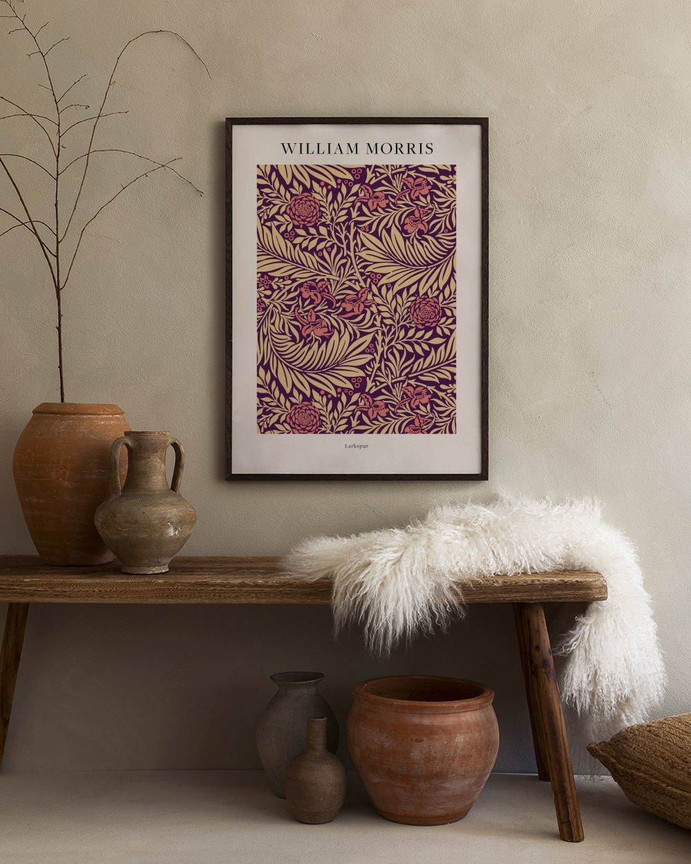 William Morris - Larkspur No2 Print