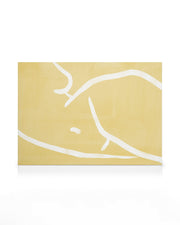 Yellow Body Pose Canvas print