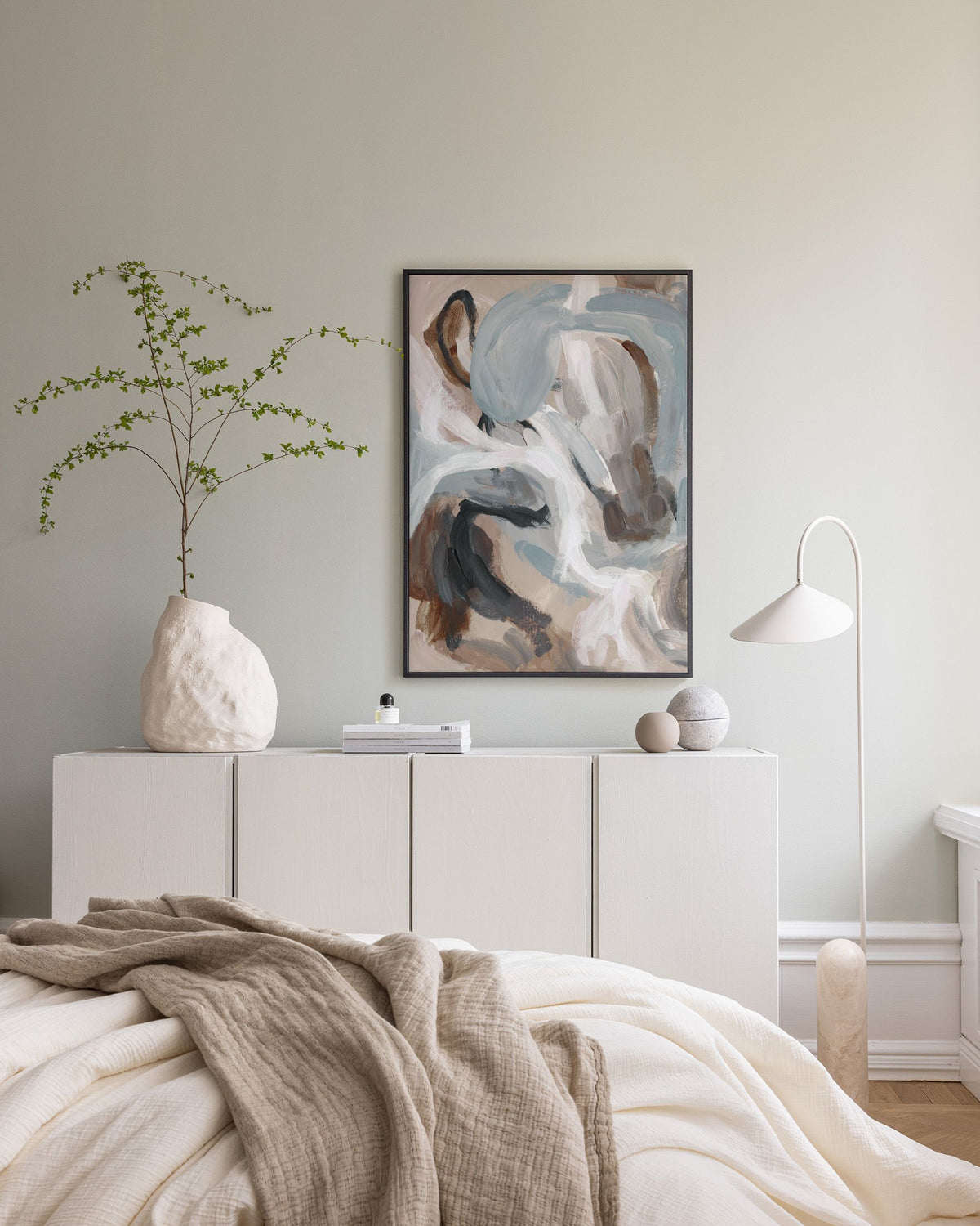 Tranquil Teal No1 Canvas print
