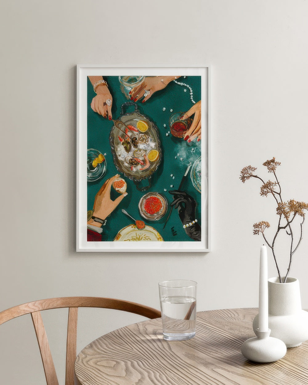 Ekaterina Zagorska - Luxury Dinner Print