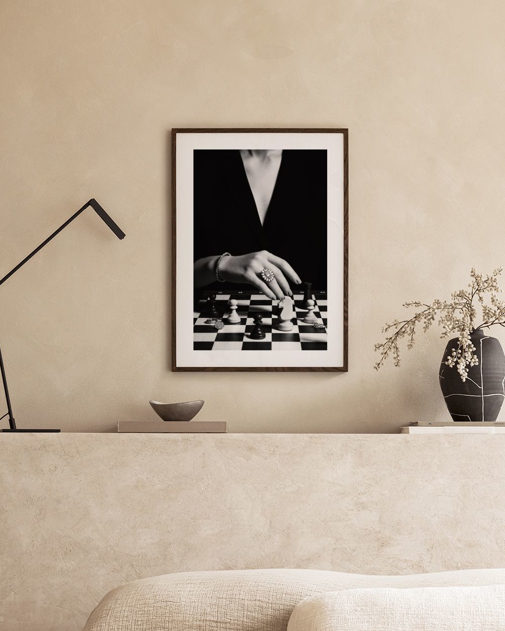 Playing Chess Print