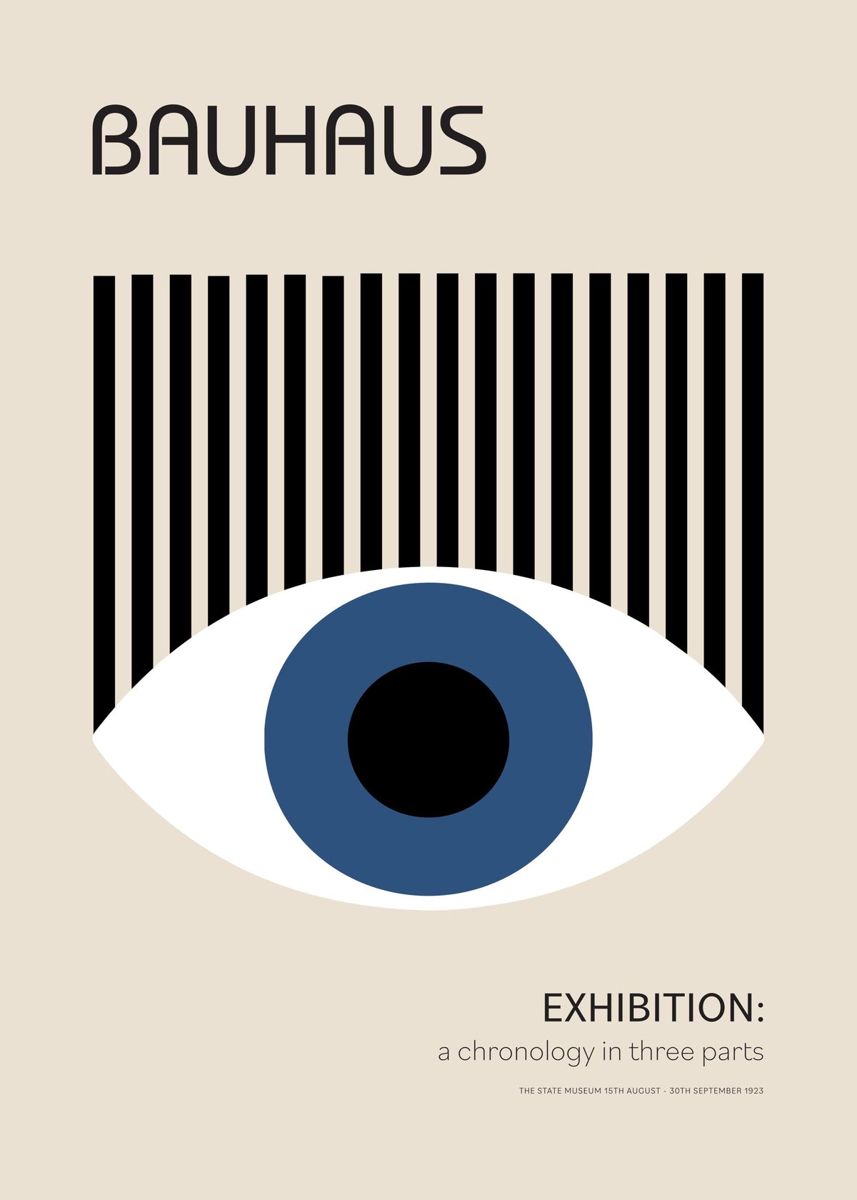 Bauhaus Eye Print