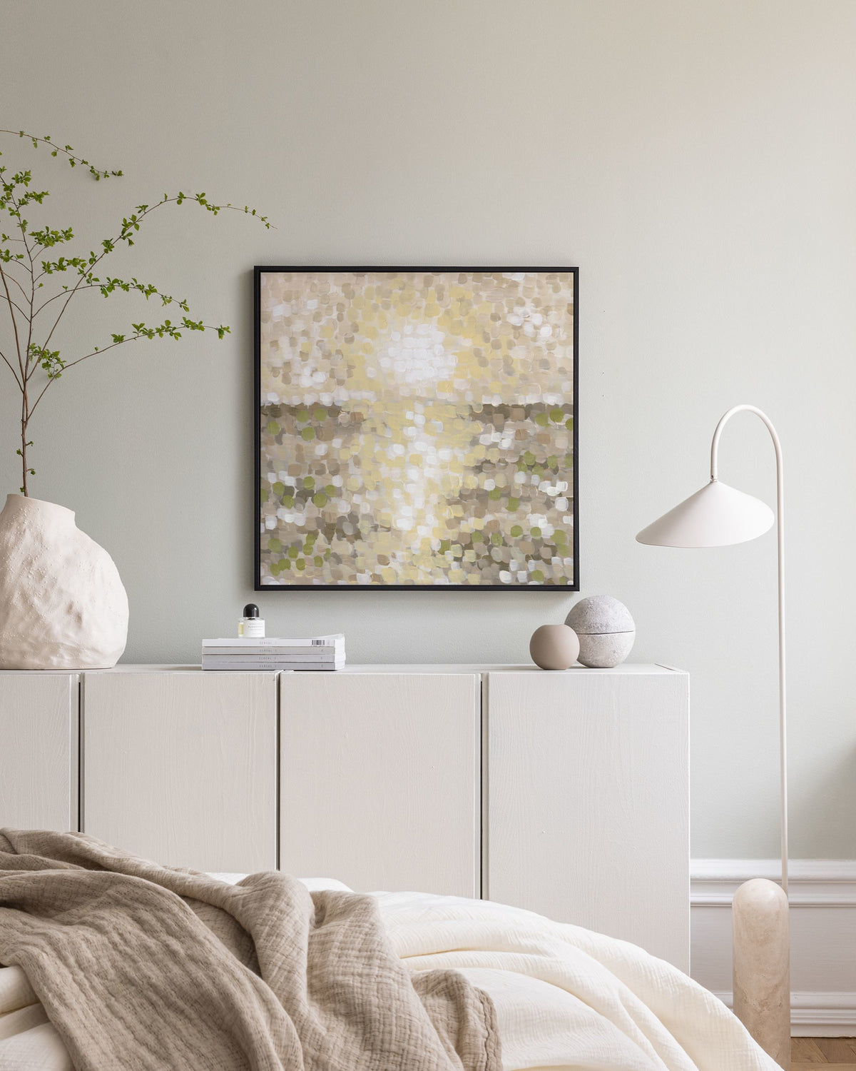 Pointillist Horizon Canvas print