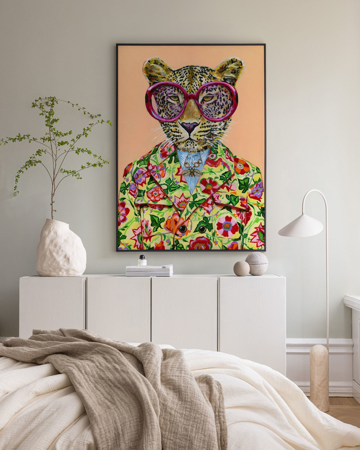 Heather Perry - Artsy Leopard Canvas print