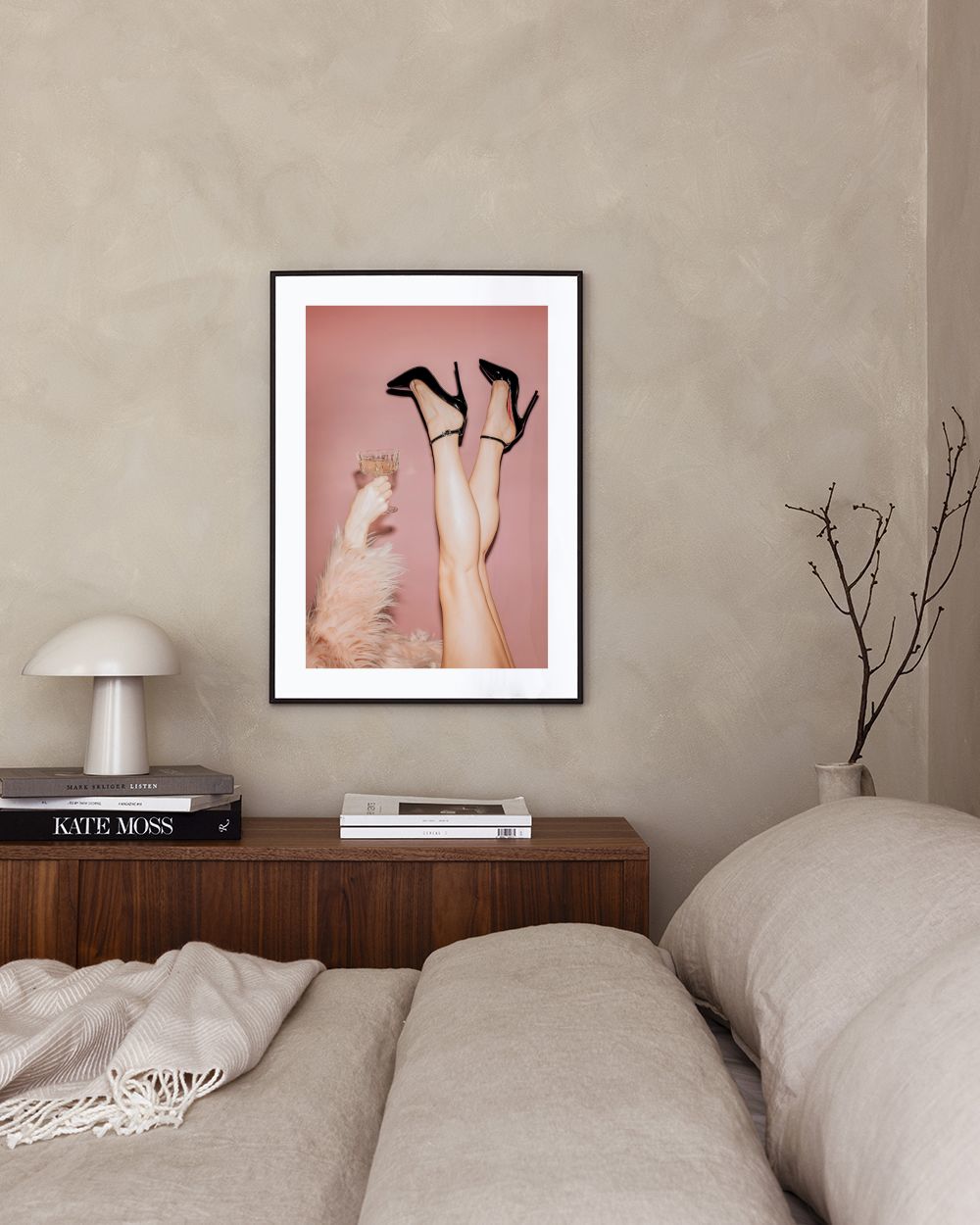 Upside Down Cheers Print