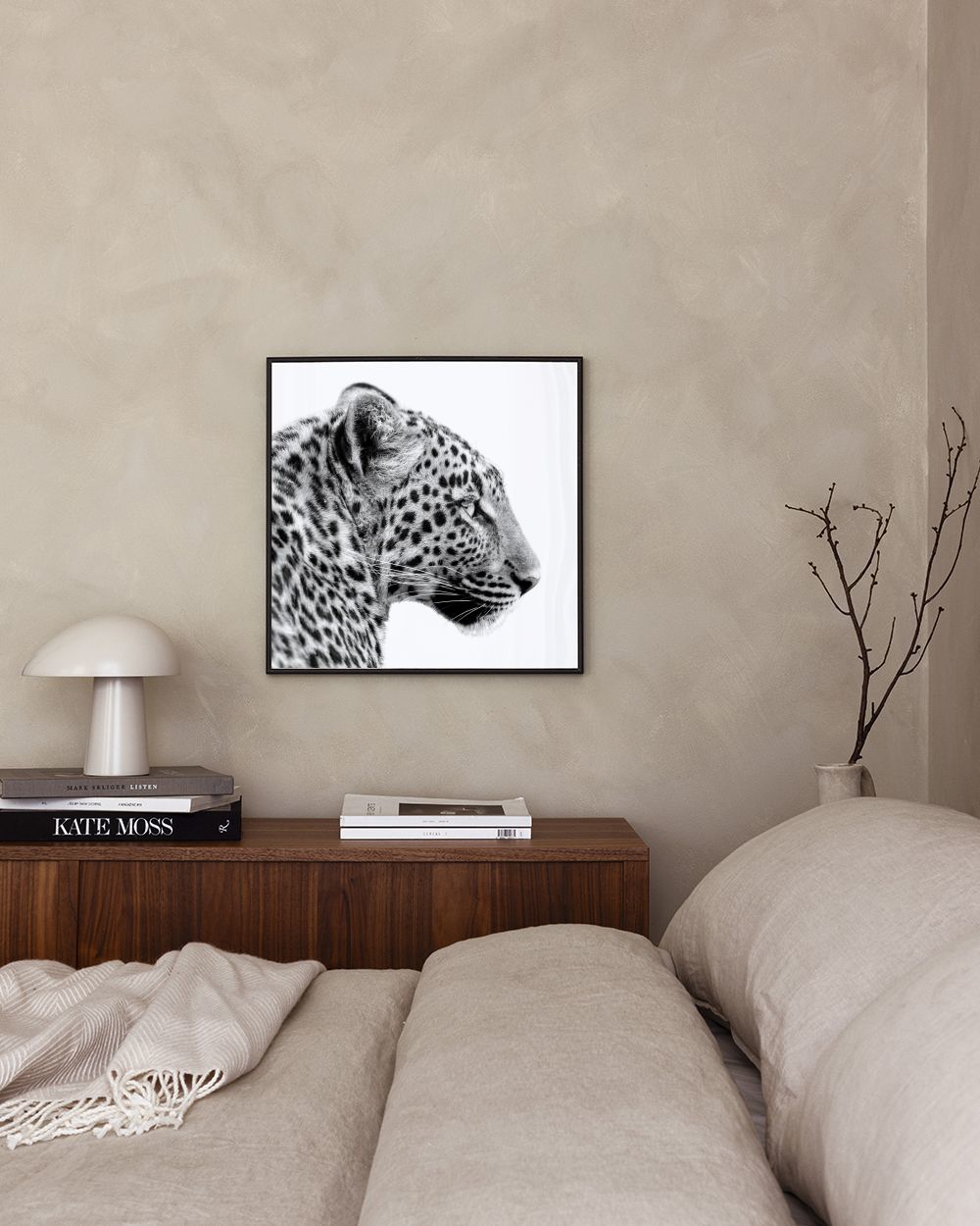 Leopard Profile Print