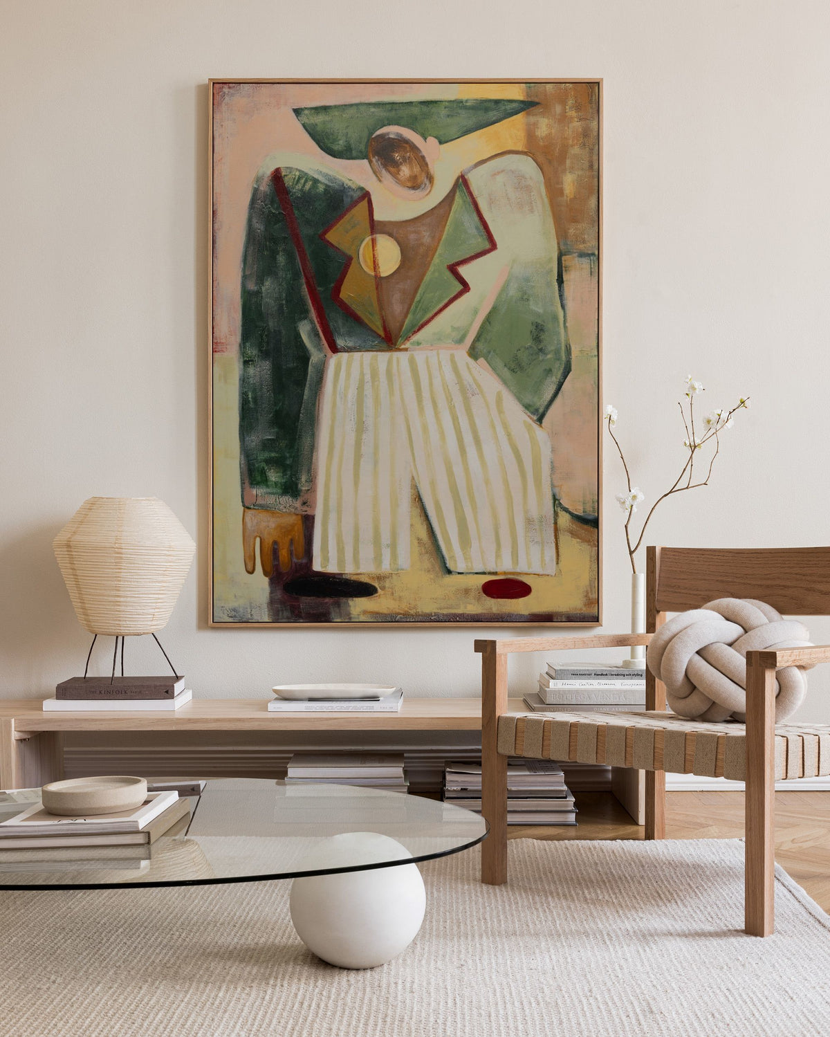 Figure in Suit Canvas print