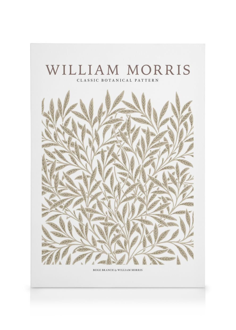 William Morris - Beige Branch Canvas print