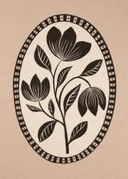 Gothic Flower Print
