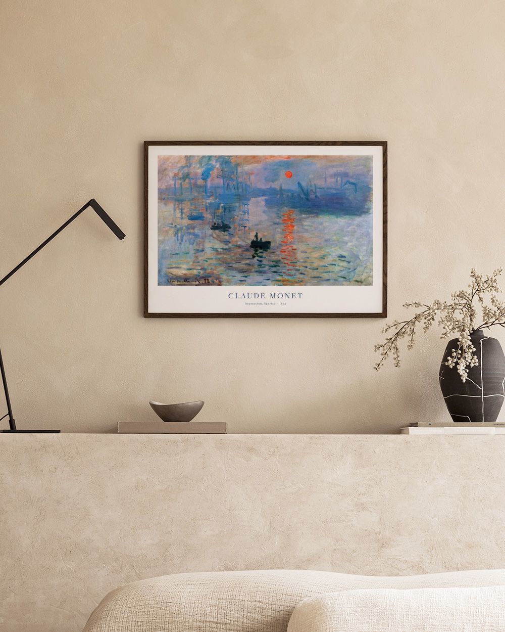 Monet - Impression, Sunrise Print