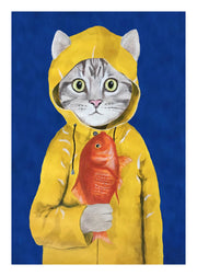 Coco de Paris - Cat with Fish Print