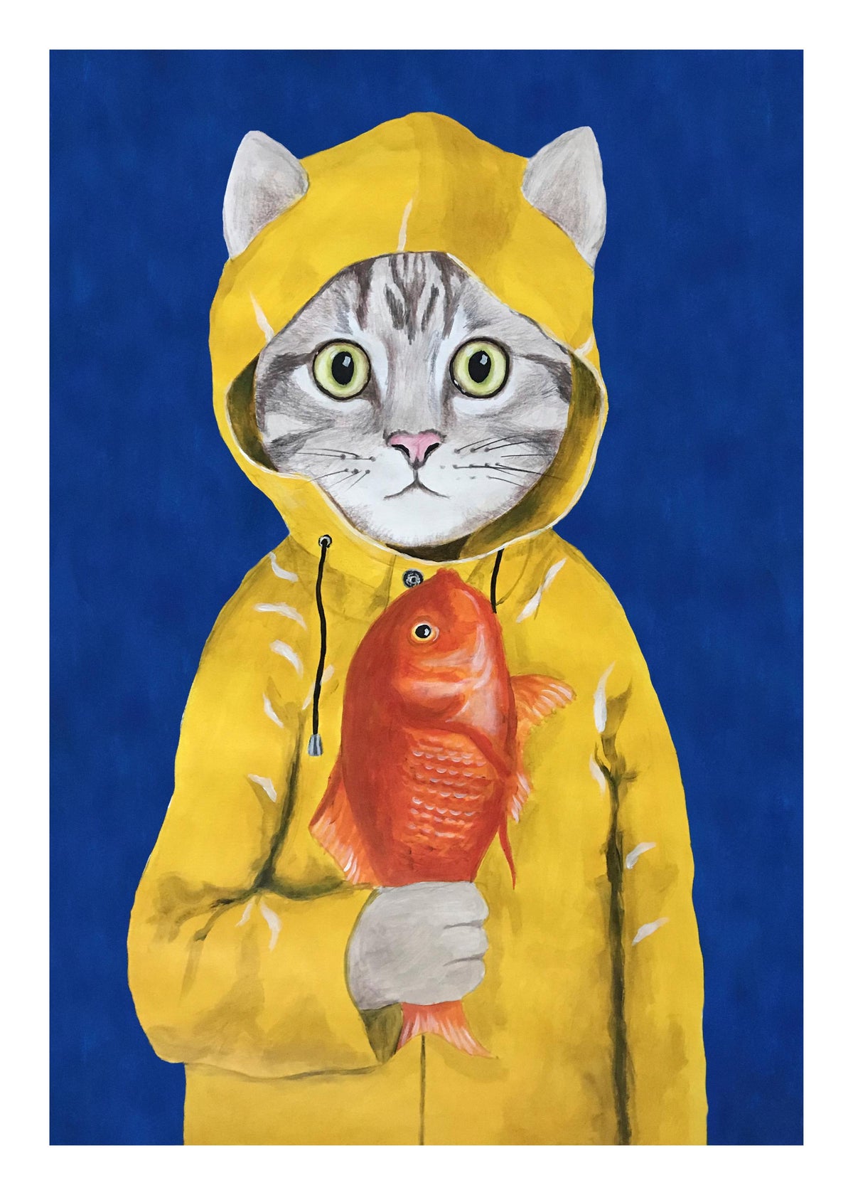 Coco de Paris - Cat with Fish Print