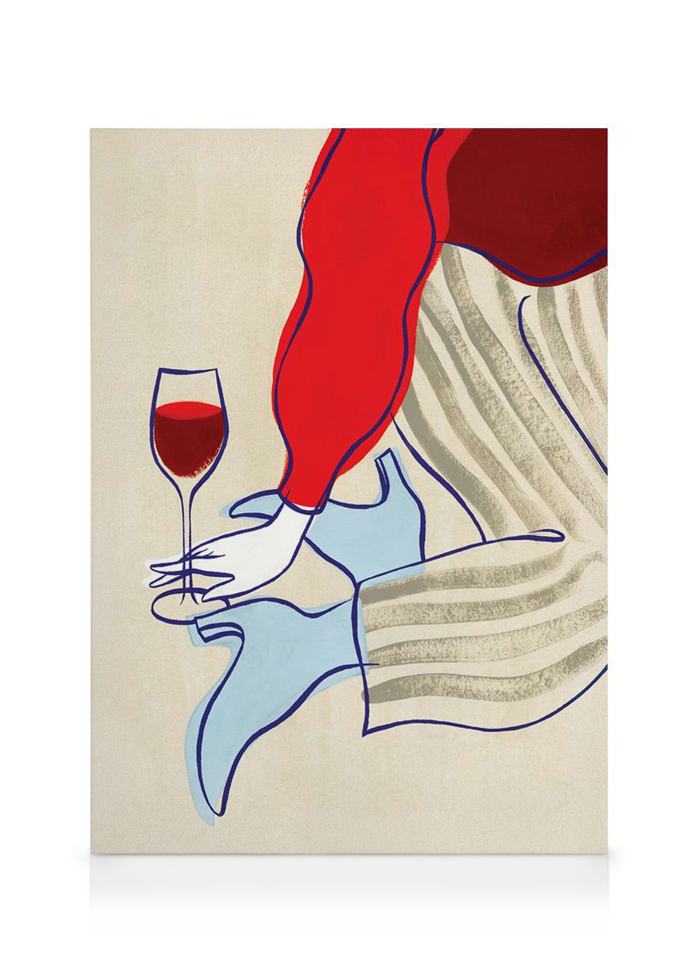 Sittin' and Sippin' Canvas print