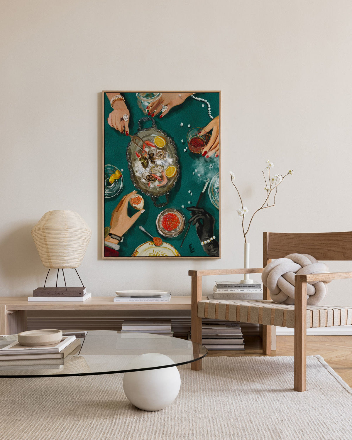 Ekaterina Zagorska - Luxury Dinner Canvas print