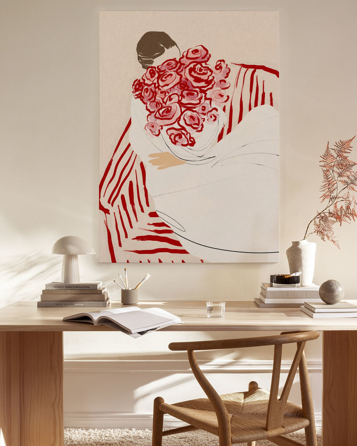 Hug of Roses Canvas