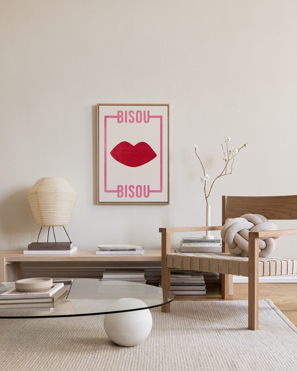 Bisou Bisou Canvas print