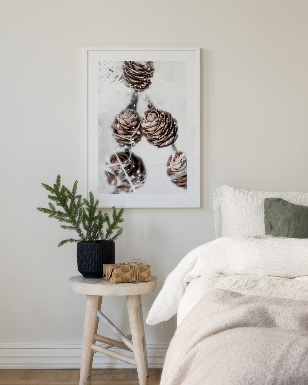 Winter Cones Print