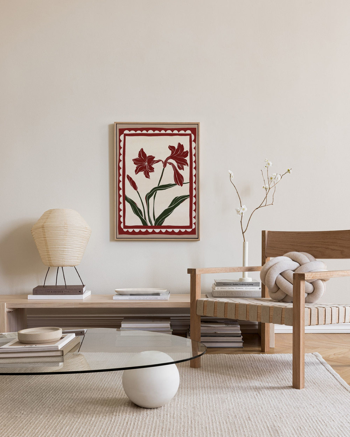 Framed In Bloom Canvas print