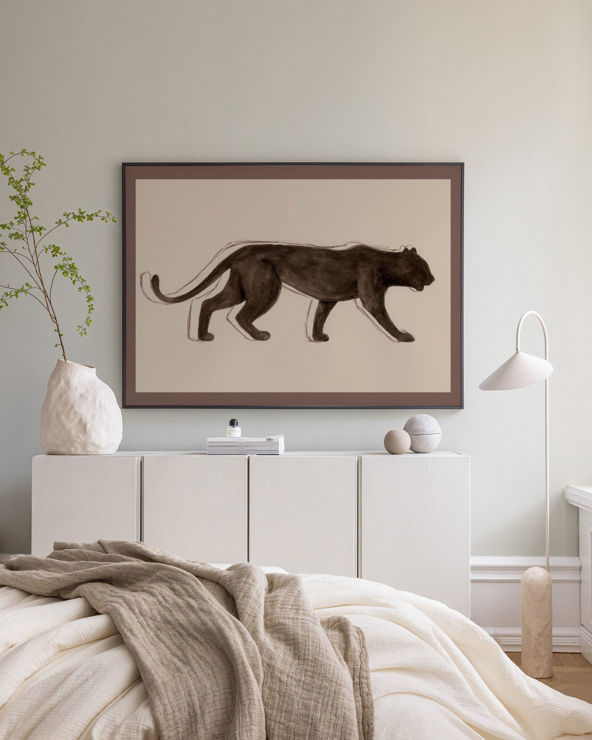 Stride Canvas print