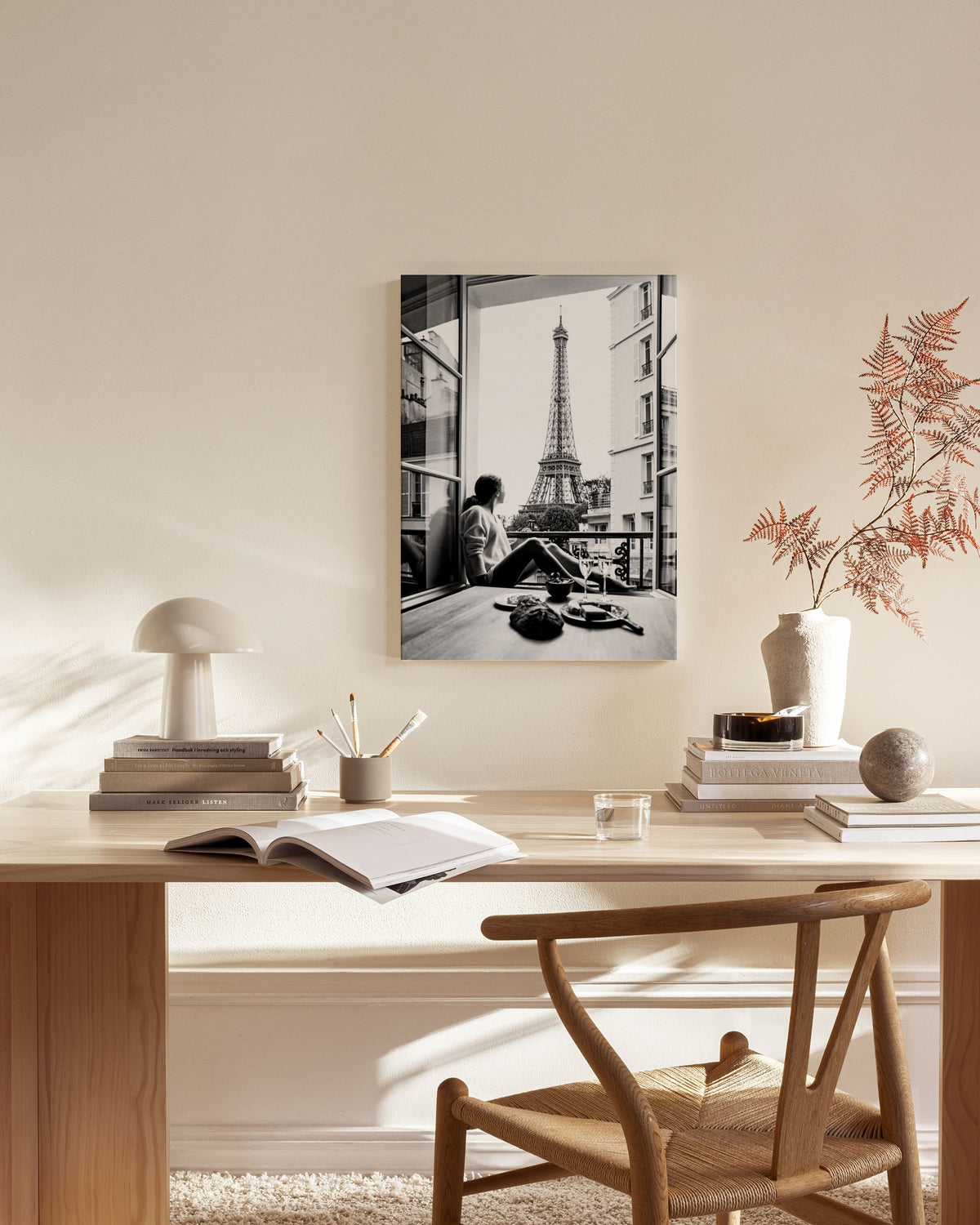 Lunch With a View Canvas print