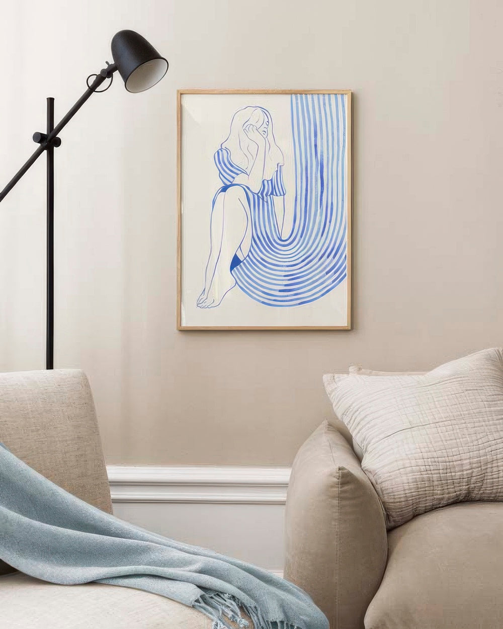 The Blue Dress Print