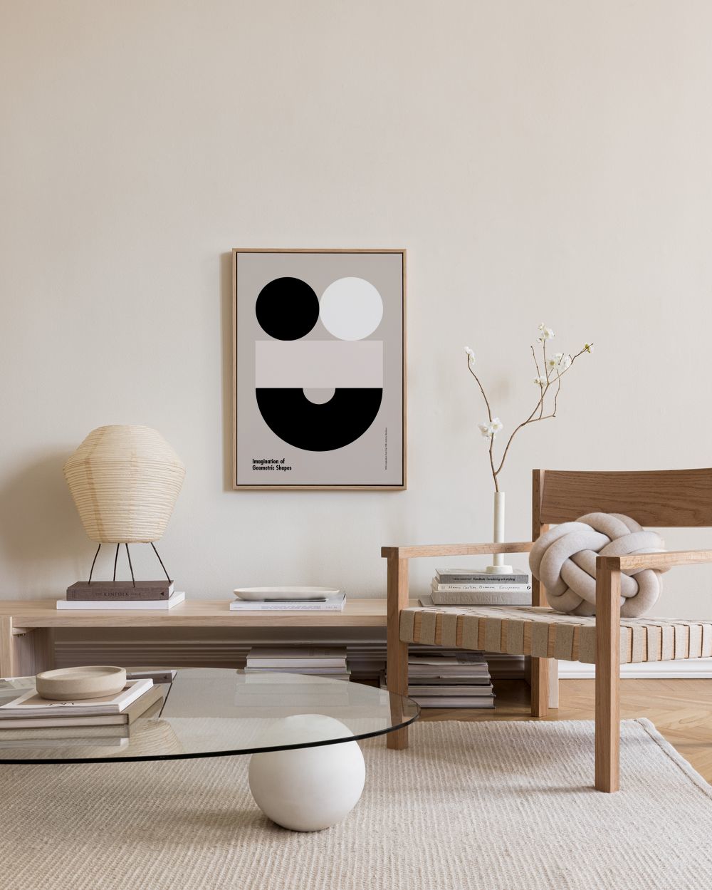 Imagination of Geometric Shapes Canvas print