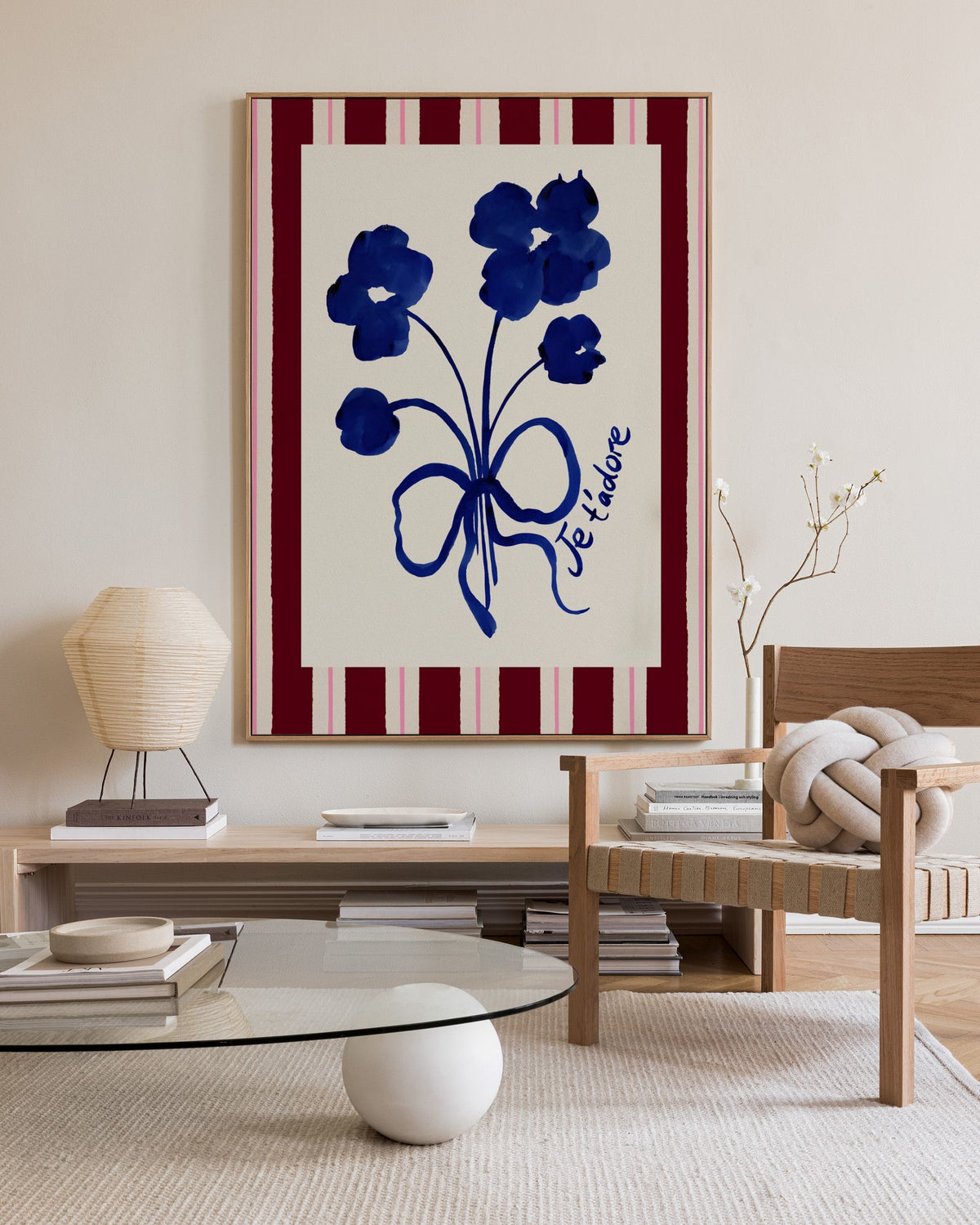 Emily Daborn - I Adore You Bouquet Canvas print