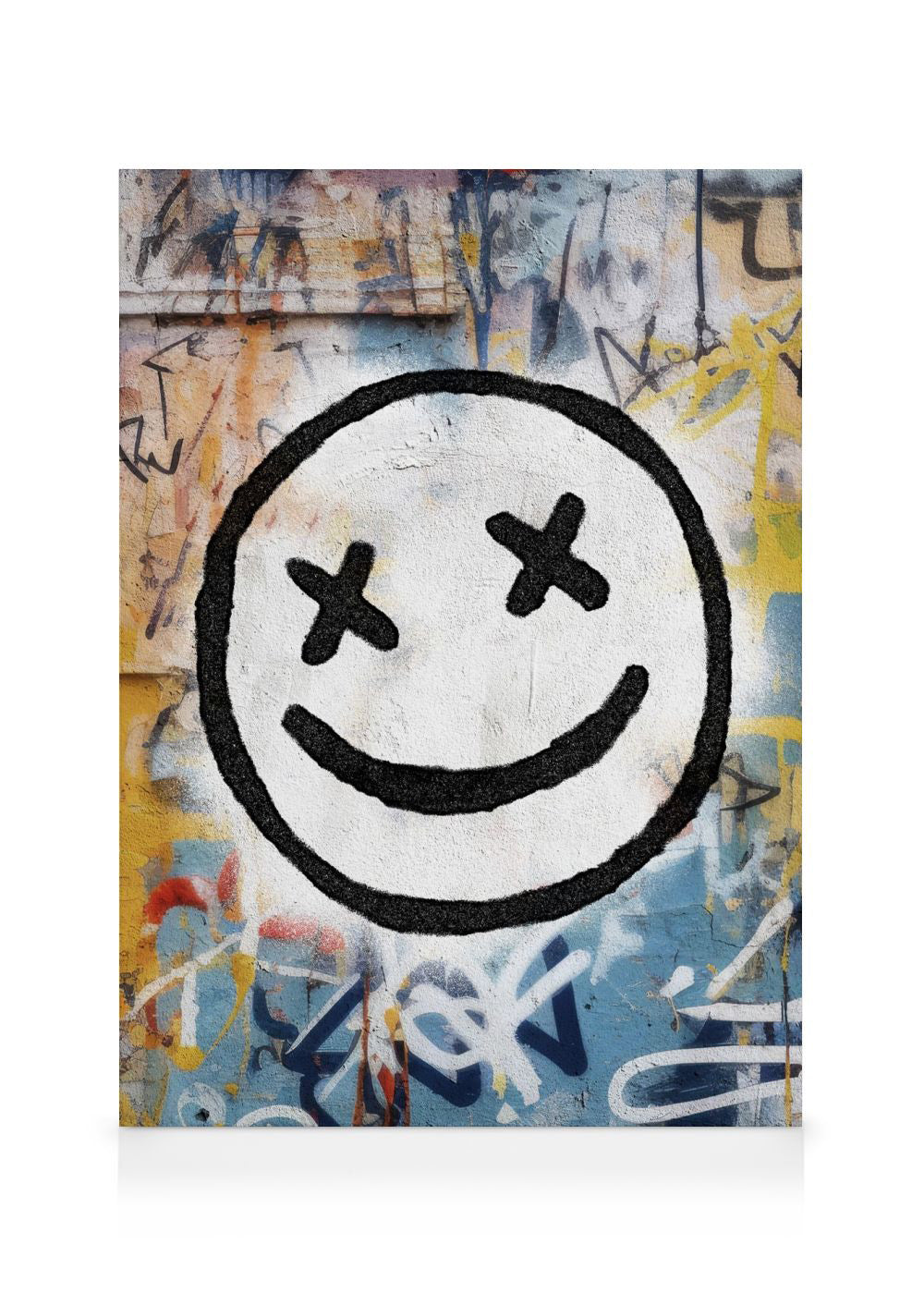 Grafitti Smiley Canvas print