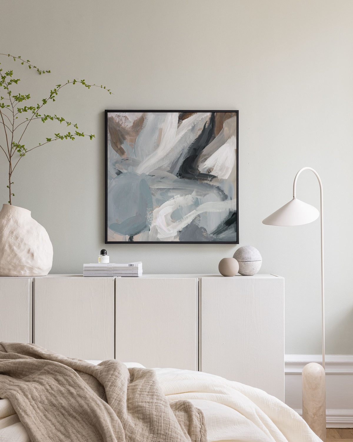Tranquil Teal No2 Canvas print