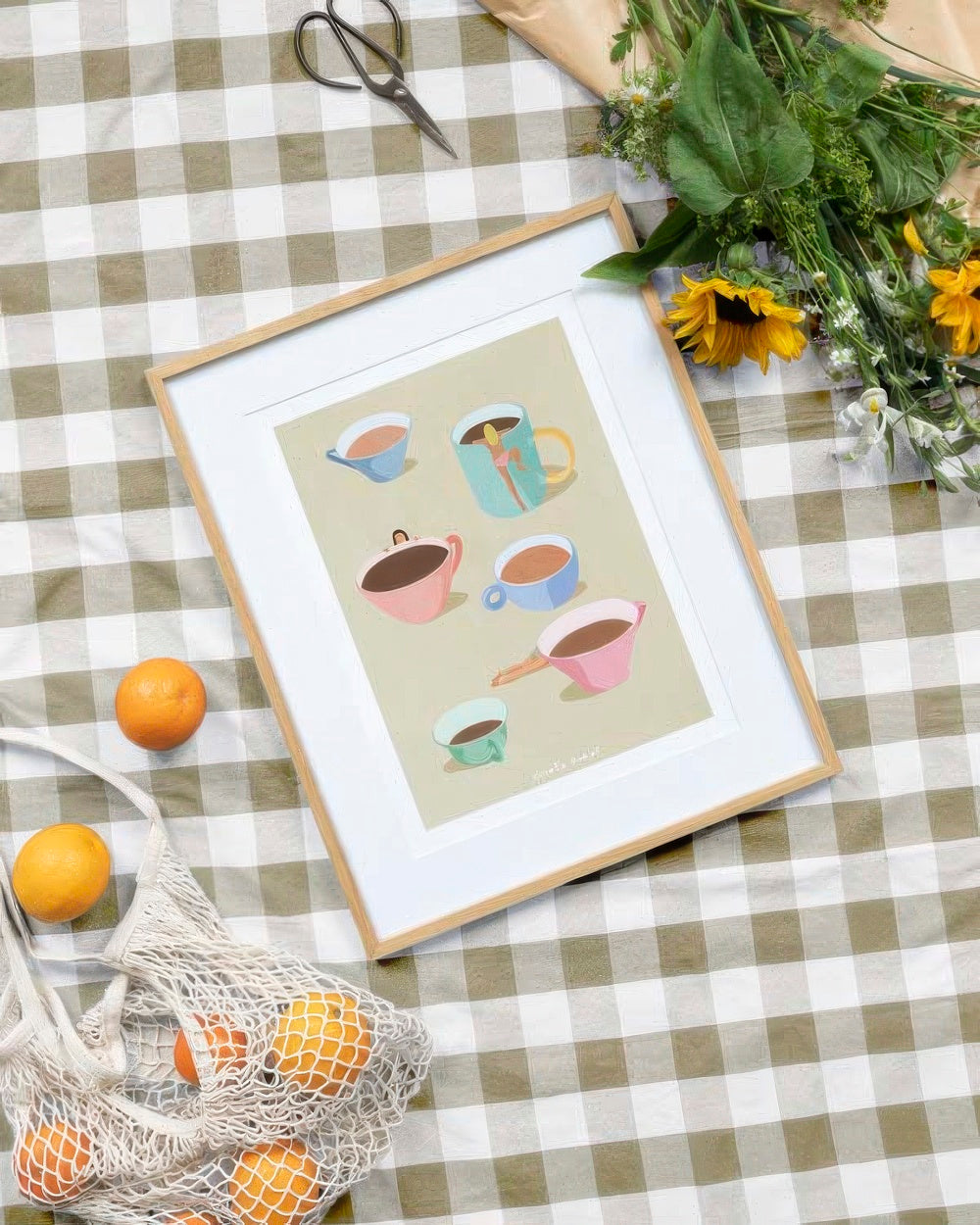 Giselle Dekel – Coffee Ladies Print