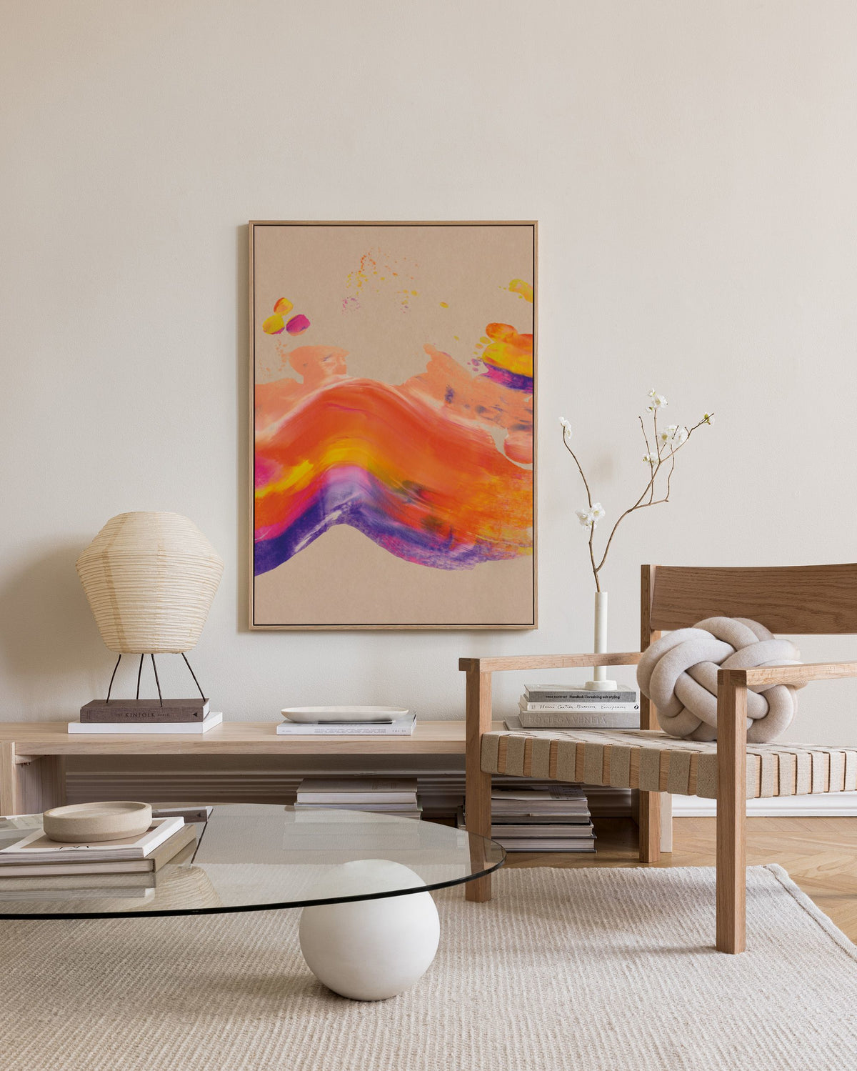 Sunset Stroke No2 Canvas print