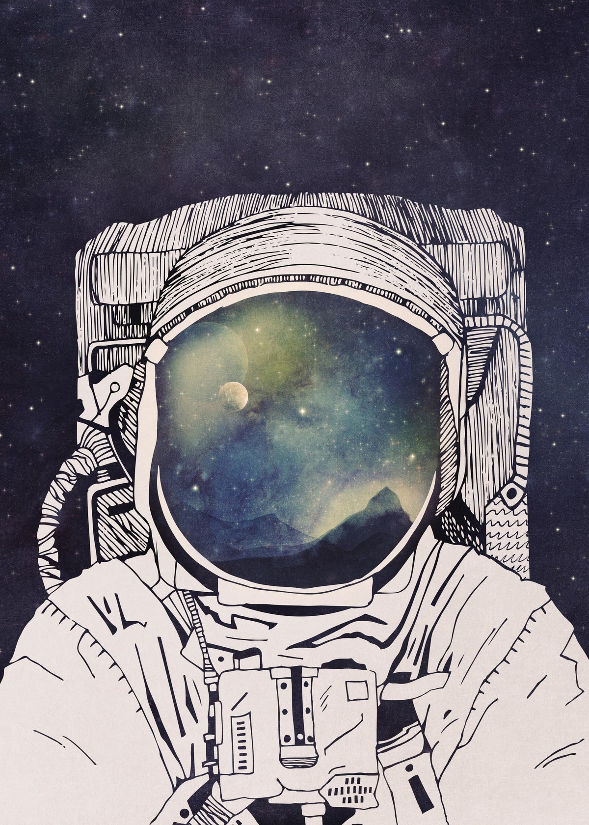 Tracie Andrews - Dreaming of Space Print