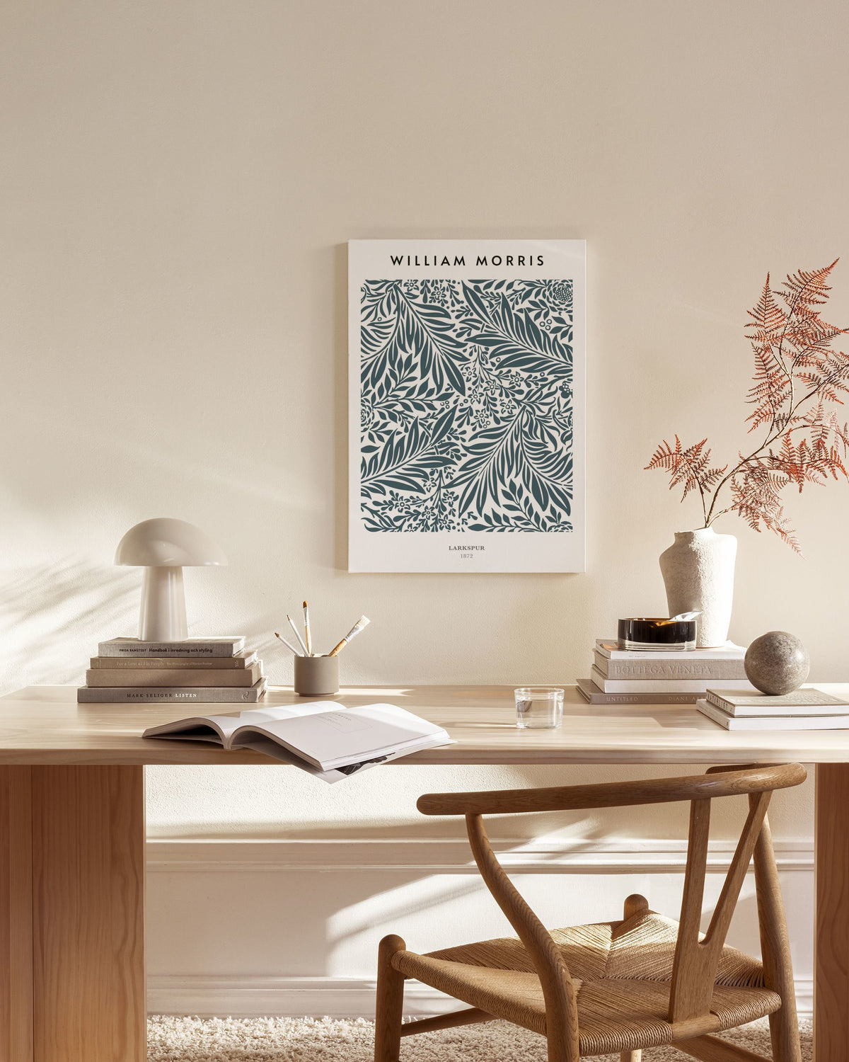 William Morris - Larkspur Canvas print