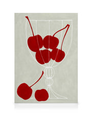 Kit Agar - Cherries Canvas print